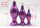 Anal or Butt Plug Size Chart for Omega Man cock ring.